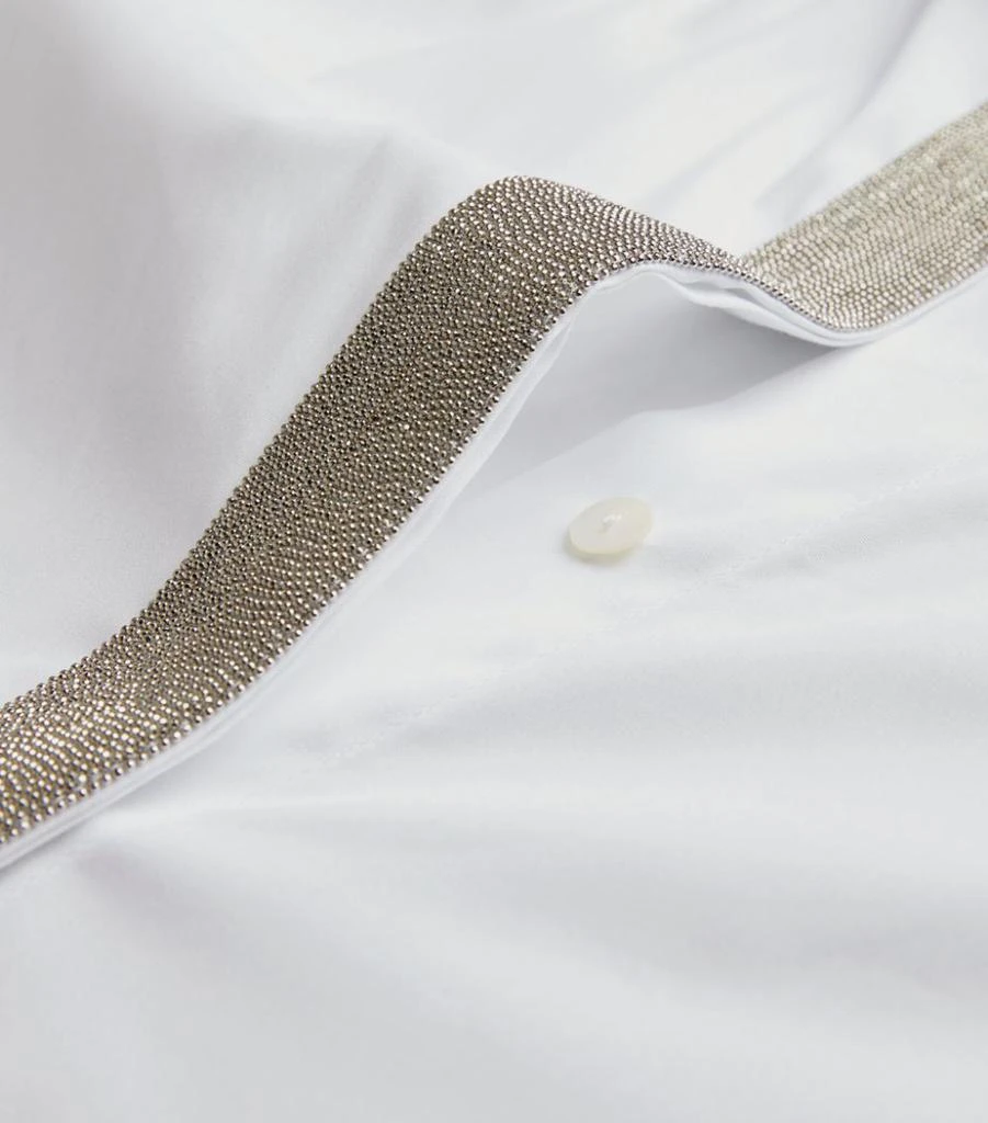 商品Fabiana Filippi|Cotton-Blend Embellished Shirt,价格¥3946,第5张图片详细描述