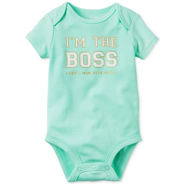 商品Carter's|I'm The Boss Bodysuit, Baby Girls (0-24 months),价格¥28,第2张图片详细描述