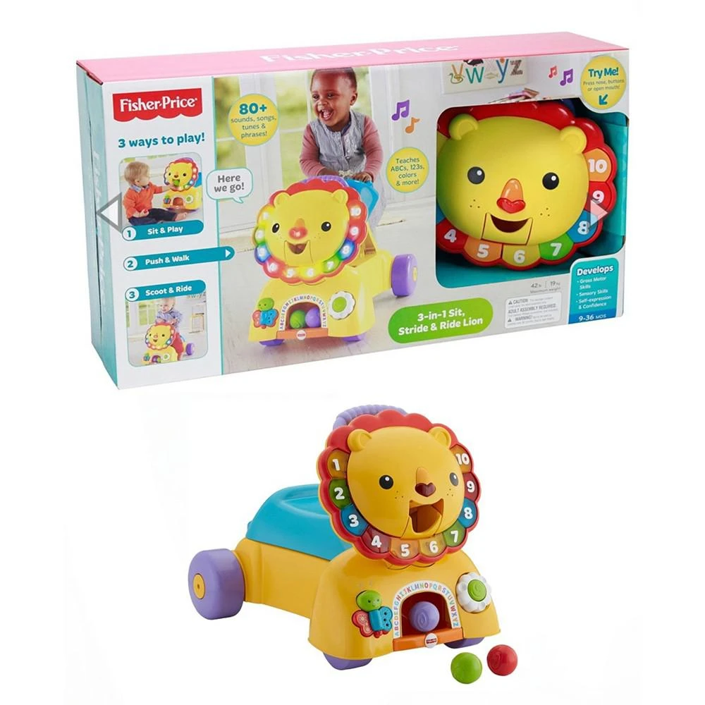 商品Fisher Price|Stride to Ride the Lion Toy,价格¥674,第1张图片