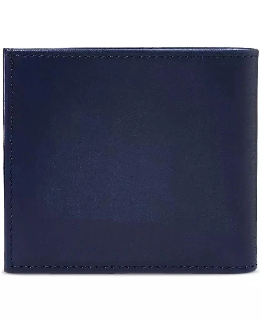 商品Ralph Lauren|Men's Embroidered Leather Billfold Wallet,价格¥670,第2张图片详细描述