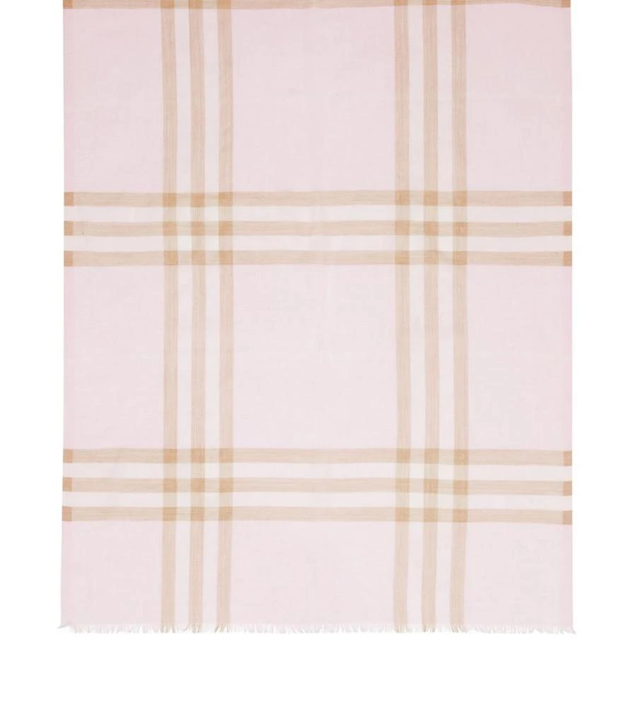 Wool-Silk Check Scarf 商品