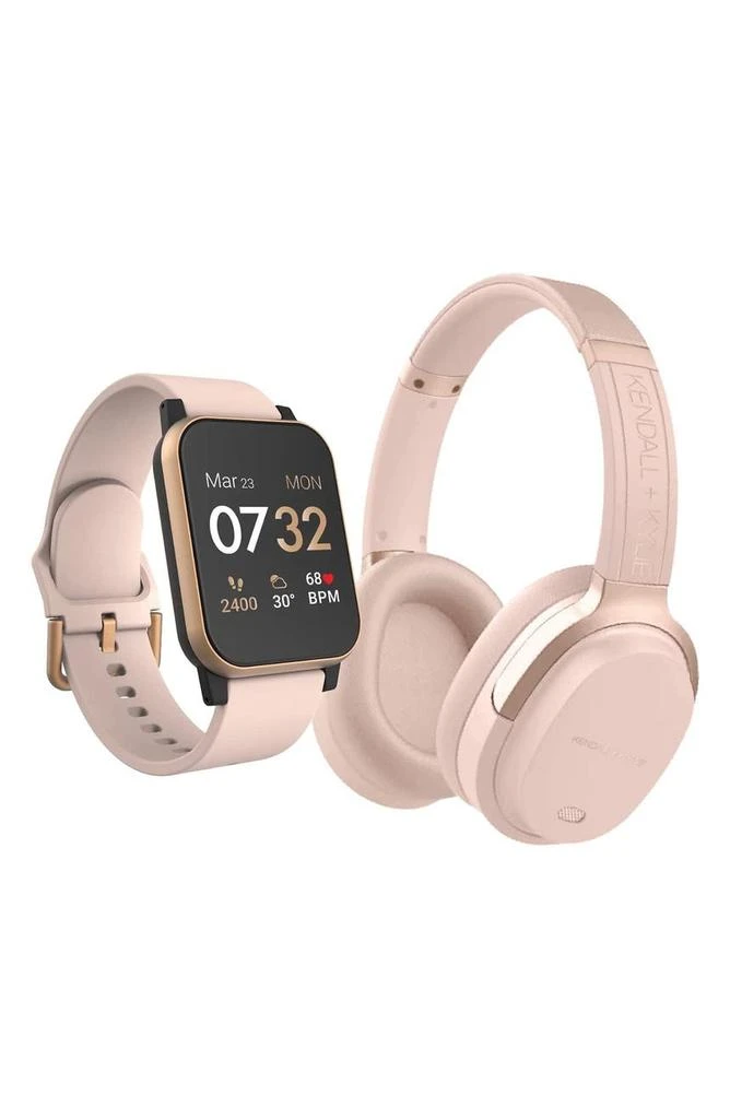 商品[国内直发] KENDALL & KYLIE|【无法充电/缺少耳机】Smartwatch BlueTooth Headphone Set, 40mm,价格¥167,第1张图片