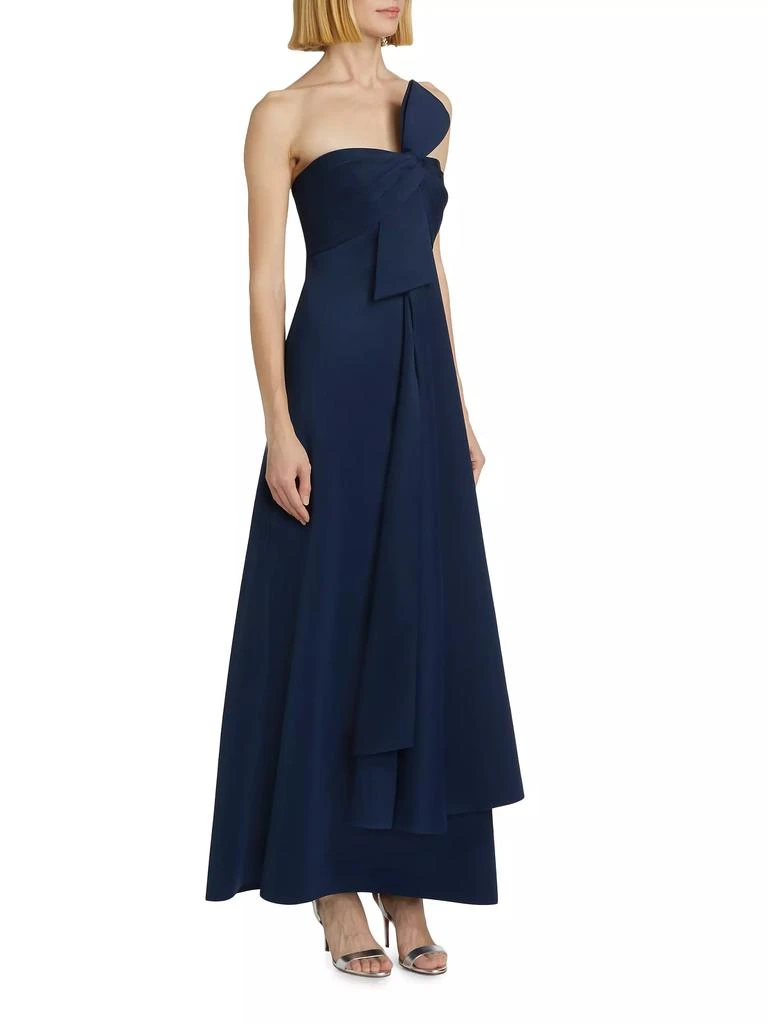 商品Badgley Mischka|Neoprene Bow Gown,价格¥2675,第4张图片详细描述