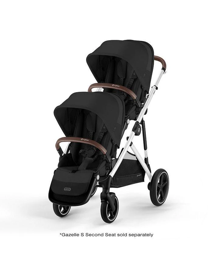 Gazelle S Single to Double Travel System Stroller + Cloud G Lux Infant Car Seat with SensorSafe 商品