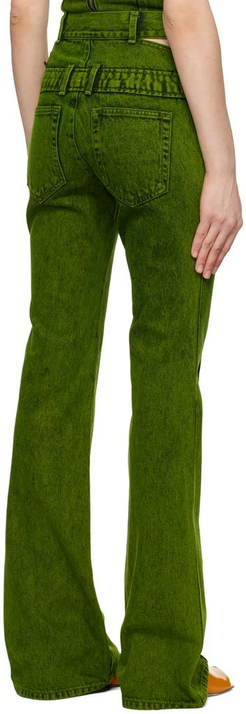 商品ANDERSSON BELL|Green Joan Double Waist Jeans,价格¥2003,第3张图片详细描述