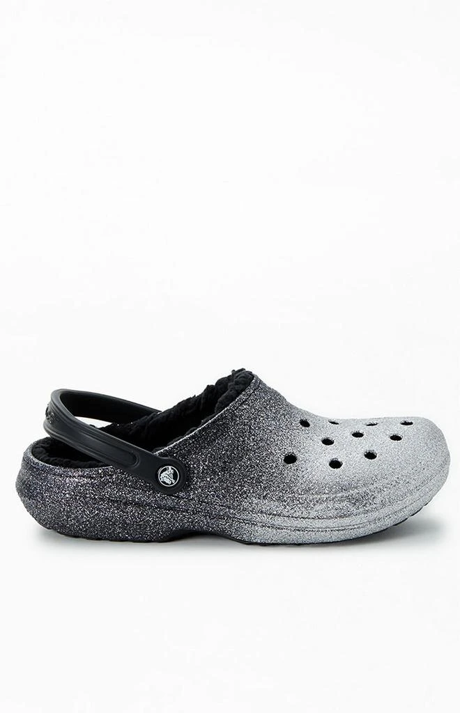 商品Crocs|Women's Classic Lined Glitter Clogs,价格¥489-¥489,第1张图片