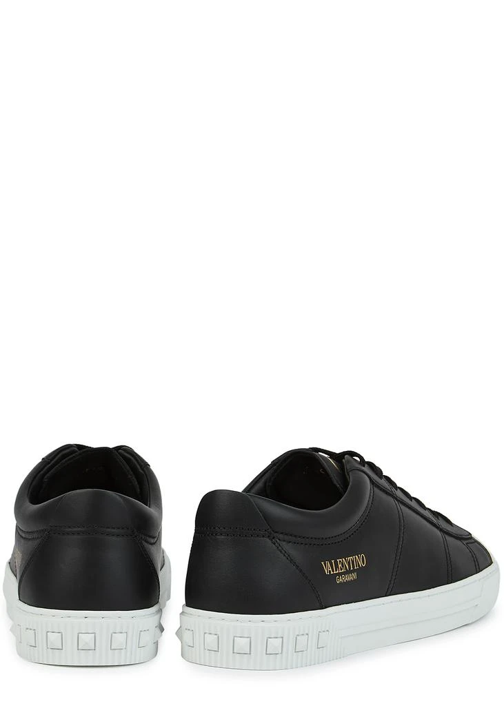 商品Valentino|Valentino Garavani City Planet black leather sneakers,价格¥2627,第3张图片详细描述