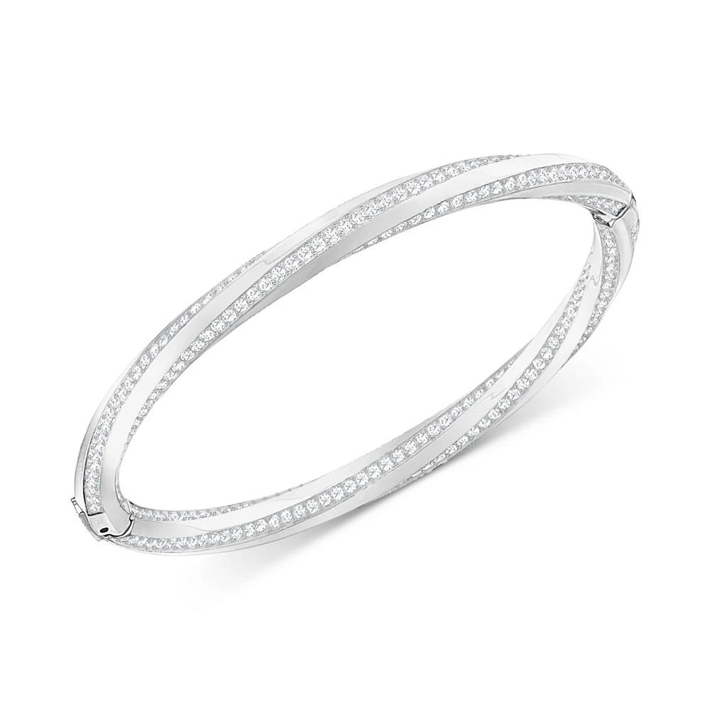 商品Swarovski|Twisted Pavé Bangle Bracelet,价格¥966,第1张图片