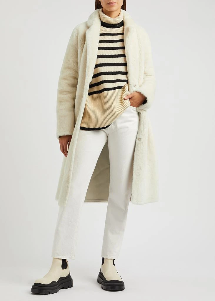 商品Yves Salomon|Ivory reversible shearling coat,价格¥28042,第4张图片详细描述