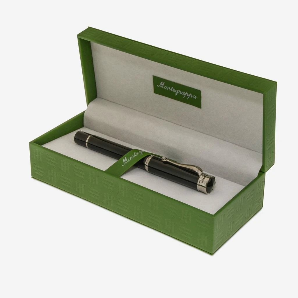 商品Montegrappa|Montegrappa Ducale Black Fountain Pen (M) ISDUR3PC,价格¥1472,第4张图片详细描述