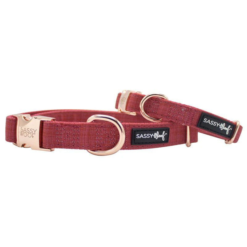 商品Sassy Woof|Collar Merlot,价格¥138,第1张图片