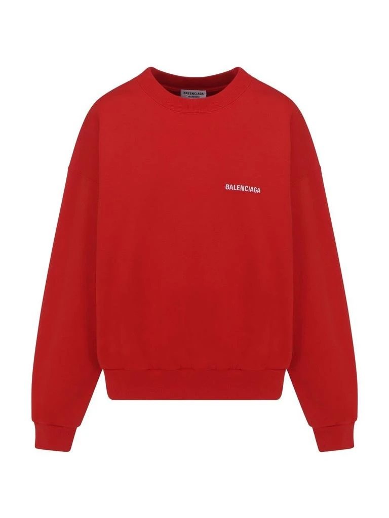 商品Balenciaga|Balenciaga Logo Printed Crewneck Sweatshirt,价格¥3560,第1张图片