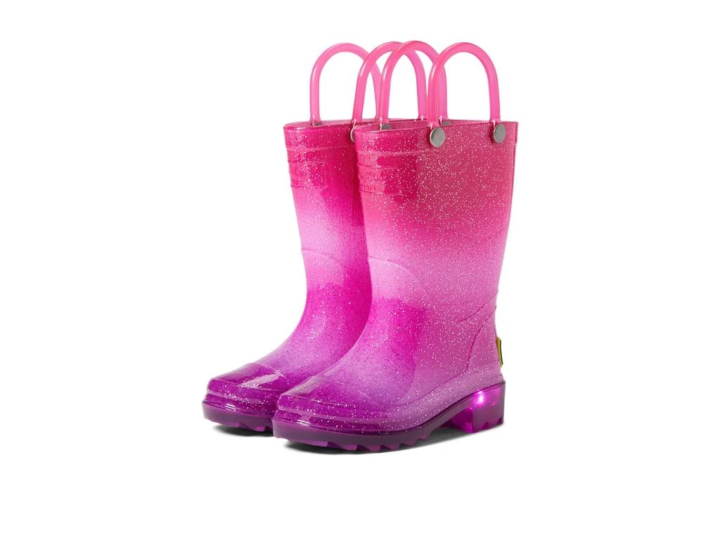 商品Western Chief|Ombre Glitter Lighted Rain Boot (Toddler/Little Kid),价格¥201,第1张图片