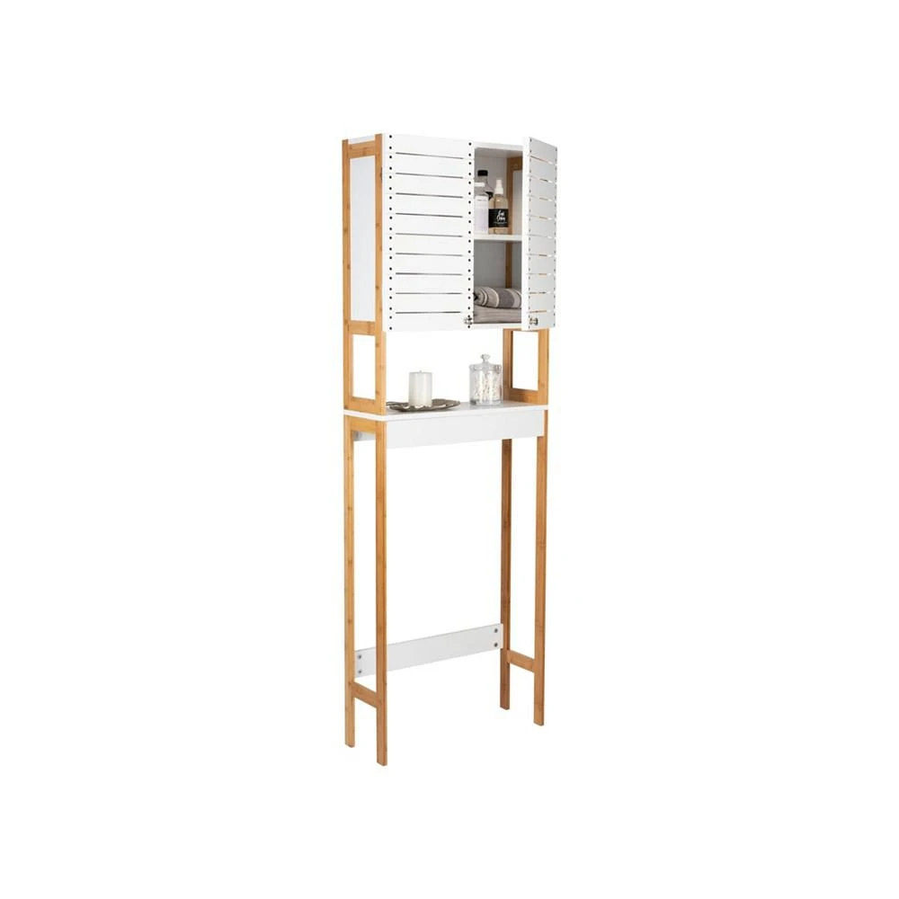 商品Neu Home|3 Shelf Over the Toilet Bamboo Space Saver Cabinet,价格¥1570,第5张图片详细描述