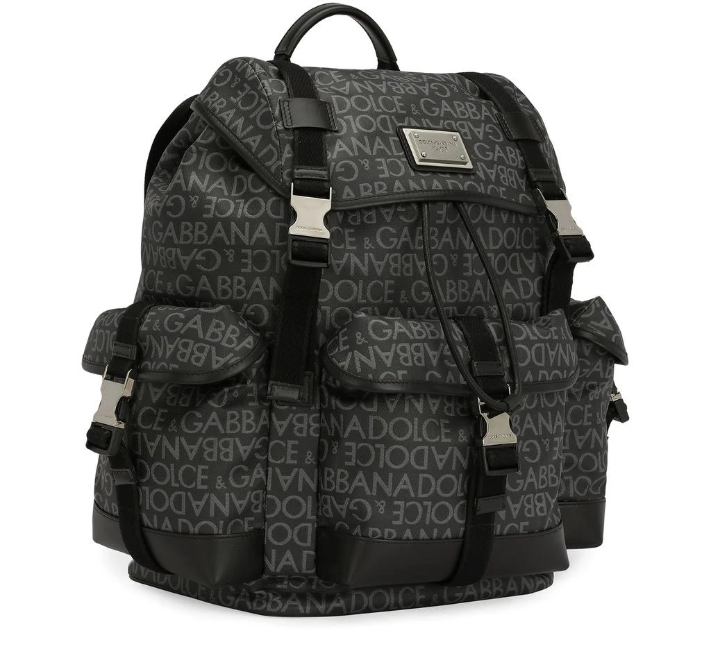 商品Dolce & Gabbana|Coated jacquard backpack,价格¥21236,第3张图片详细描述