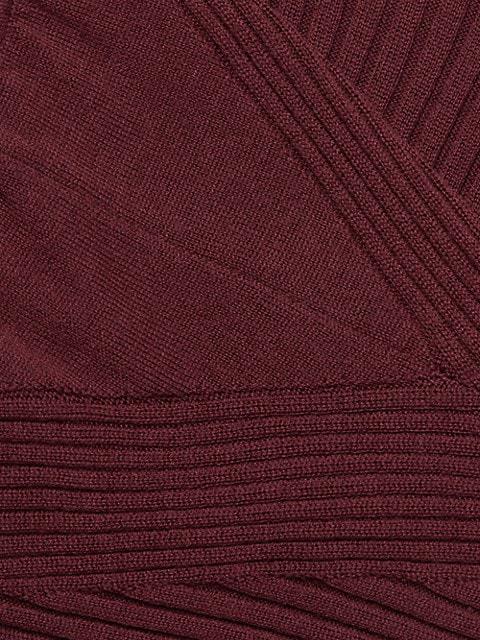 Rib-Knit Wool Bodysuit商品第8张图片规格展示