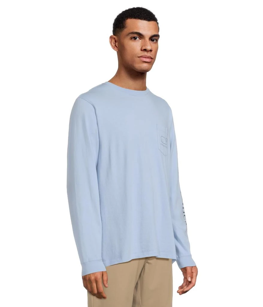 商品Vineyard Vines|Long Sleeve Vintage Whale Pocket T-Shirt,价格¥199,第2张图片详细描述