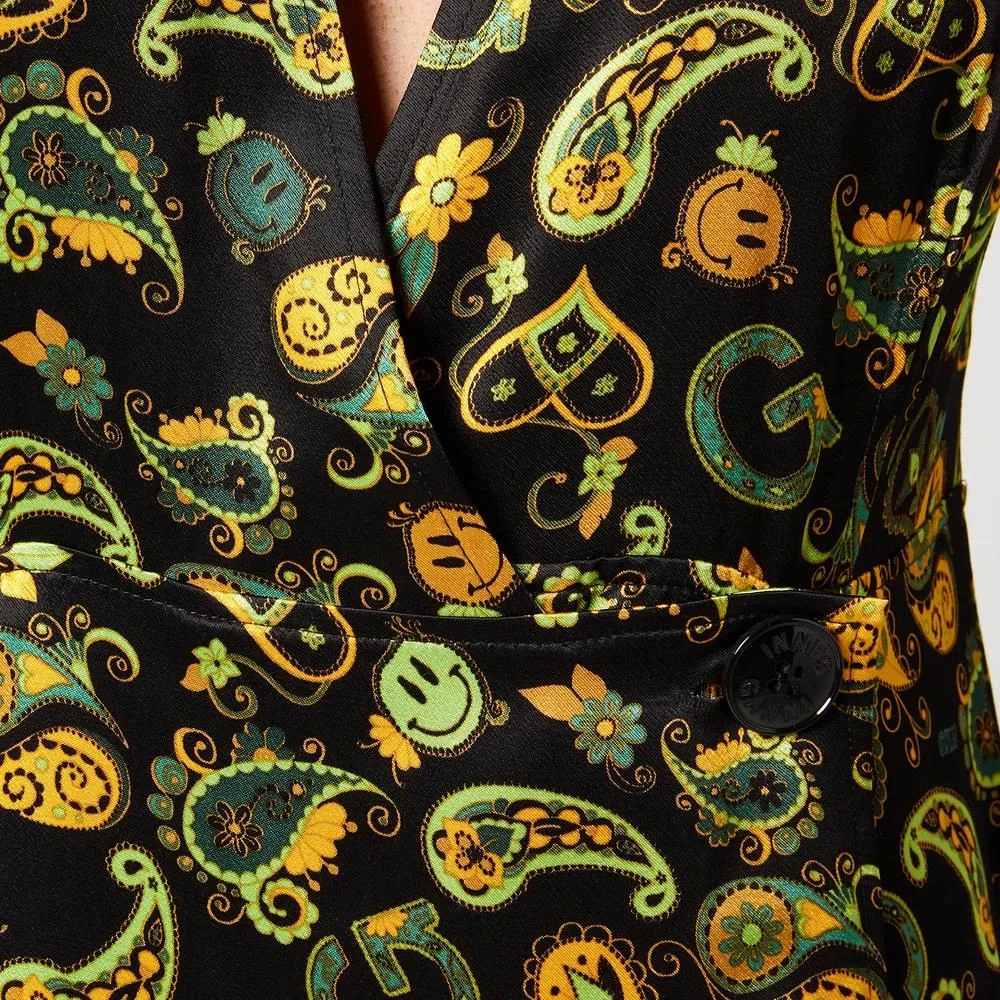 商品Ganni|Ganni Women's Viscose Satin Dress,价格¥794,第3张图片详细描述