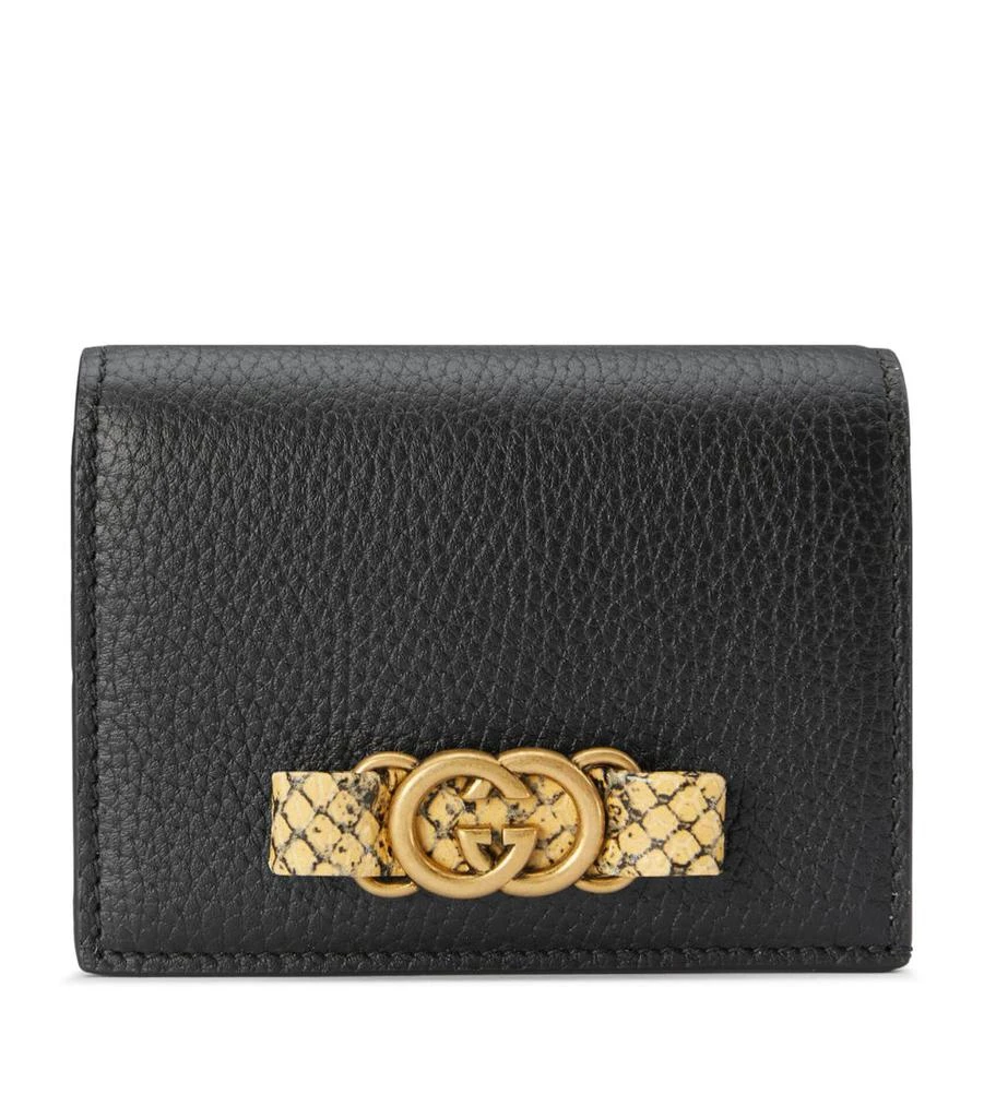 商品Gucci|Leather Interlocking G Wallet,价格¥3889,第1张图片