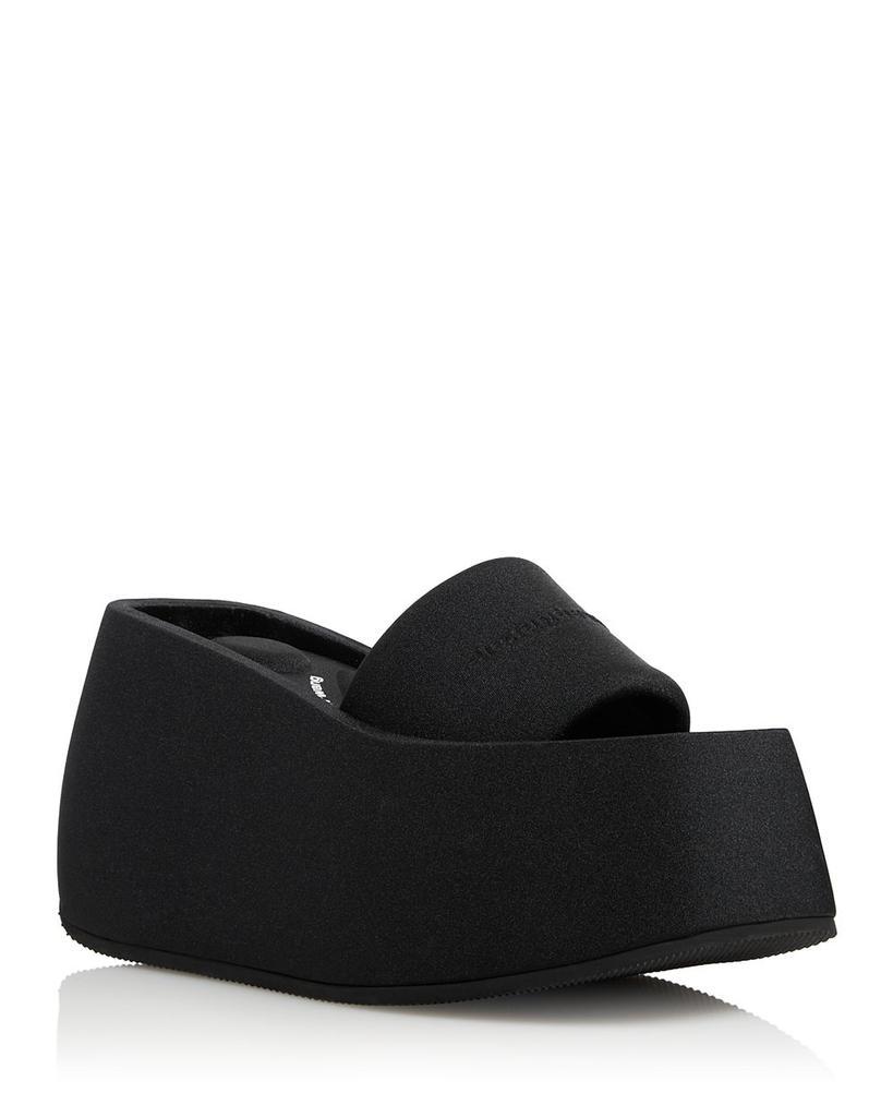 商品Alexander Wang|Women's Taji Platform Slide Sandals,价格¥2202,第1张图片