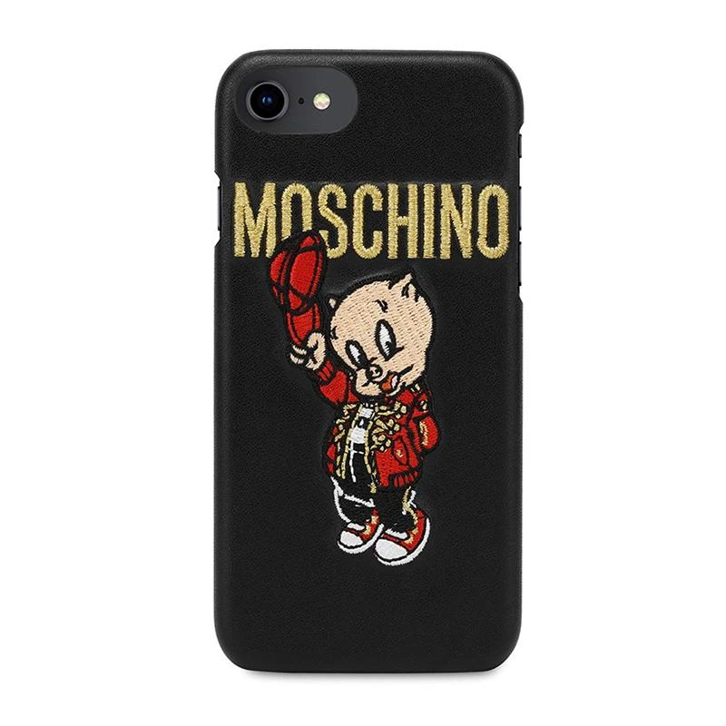 商品Moschino|Moschino 莫斯奇诺 黑色iPhone8手机保护壳 A7979-8306-1555,价格¥130,第1张图片