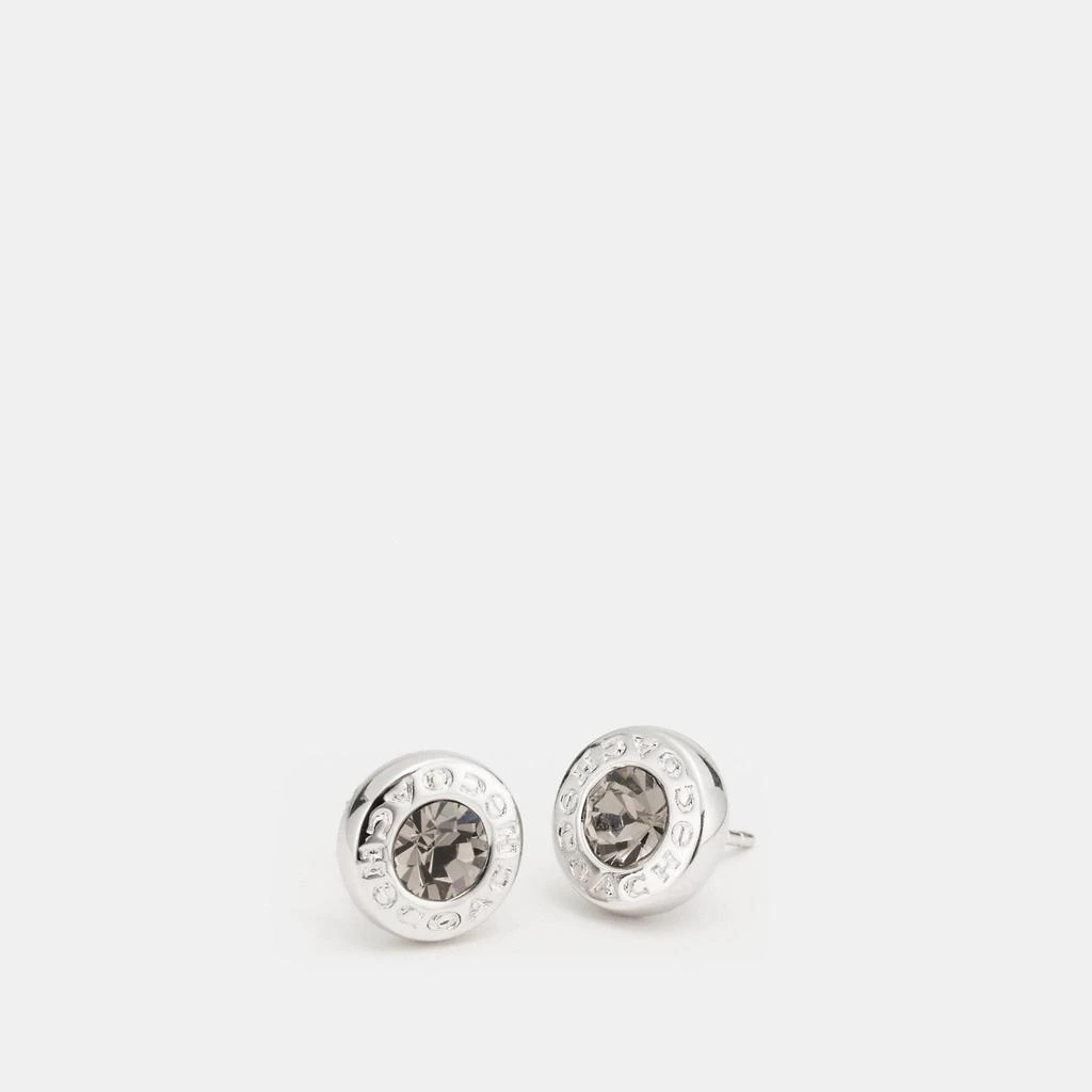 商品Coach|Coach Outlet Open Circle Stone Strand Earrings,价格¥219,第1张图片
