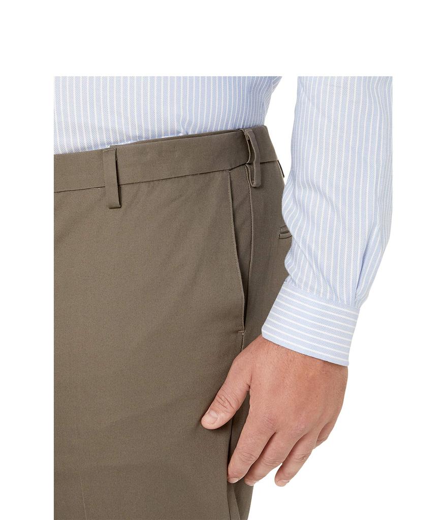 Big & Tall Classic Fit Signature Khaki Lux Cotton Stretch Pants商品第4张图片规格展示