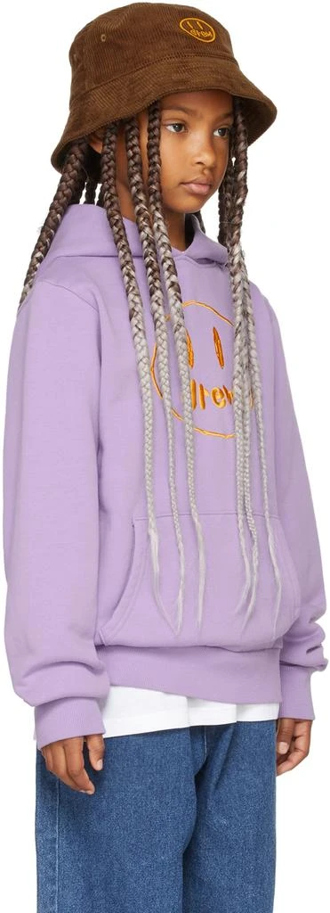 商品Drew House|SSENSE Exclusive Kids Purple Painted Mascot Hoodie,价格¥512,第2张图片详细描述