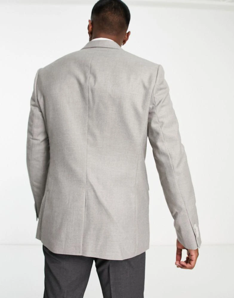 Topman Topman suit jacket in light grey 3