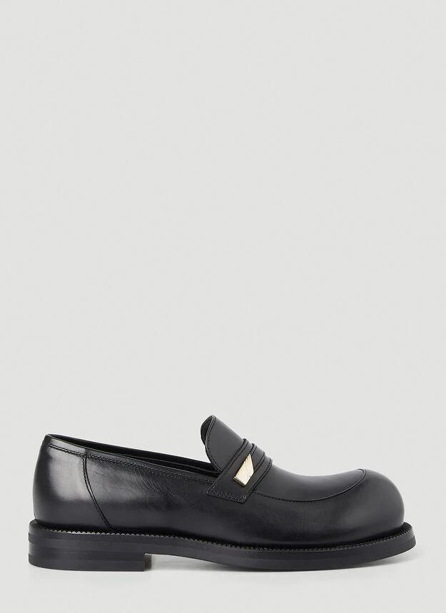 商品Martine Rose|Bulb Toe Loafers in Black,价格¥6051,第1张图片