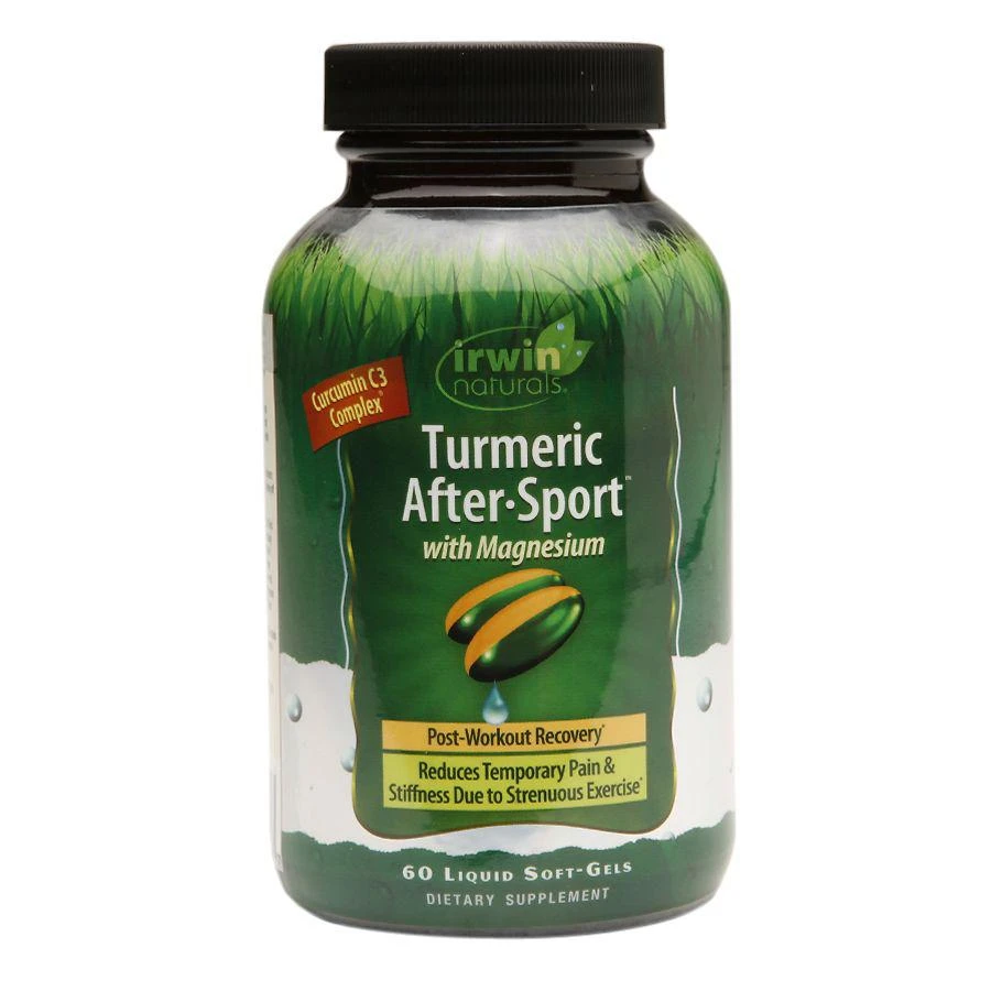 商品Irwin Naturals|Turmeric After-Sport with Magnesium, Softgels,价格¥82,第1张图片