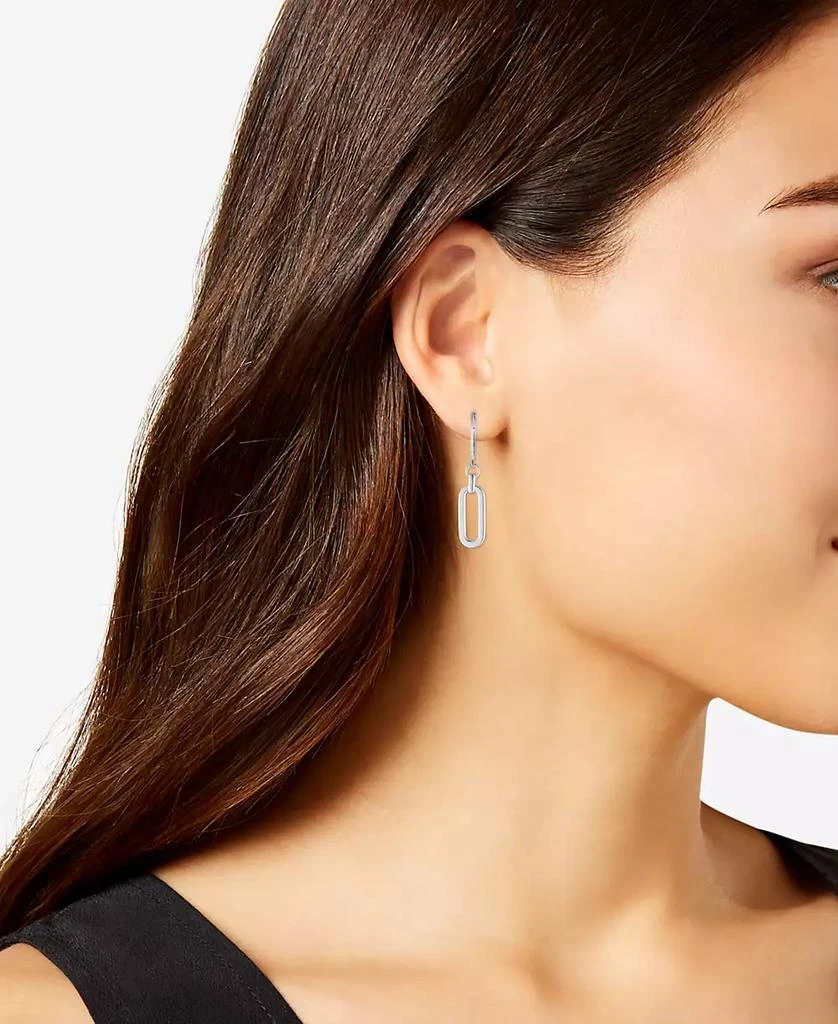 商品Ralph Lauren|Sterling Silver Link Drop Earring,价格¥512,第2张图片详细描述