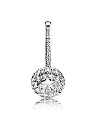 商品PANDORA|Sterling Silver & Cubic Zirconia Classic Elegance Ring,价格¥673,第4张图片详细描述