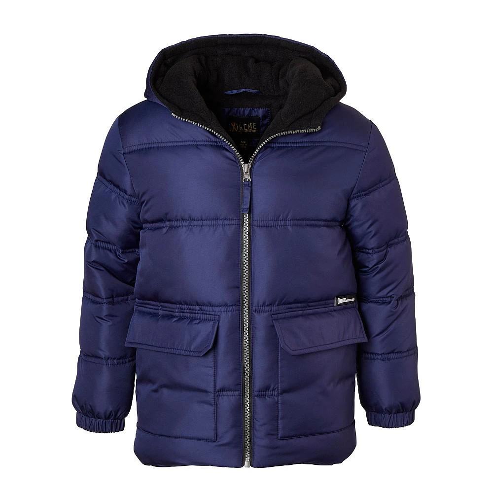 商品Ixtreme|Little Boys Big Pocket Puffer Jacket with Fleece Hat, 2 Piece Set,价格¥168,第2张图片详细描述