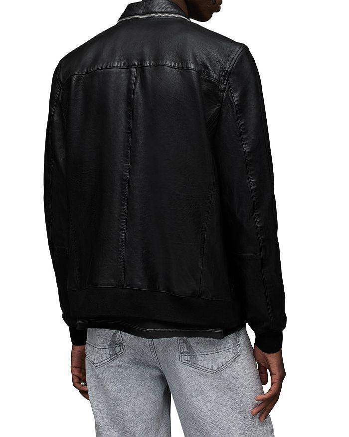 商品ALL SAINTS|Morris Leather Bomber Jacket,价格¥4463,第5张图片详细描述