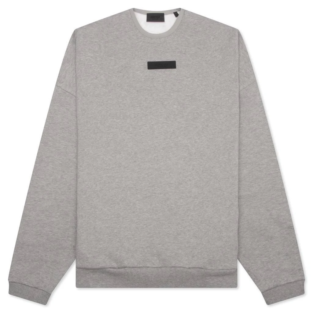 商品Essentials|Crewneck Sweater - Dark Heather Oatmeal,价格¥672,第1张图片