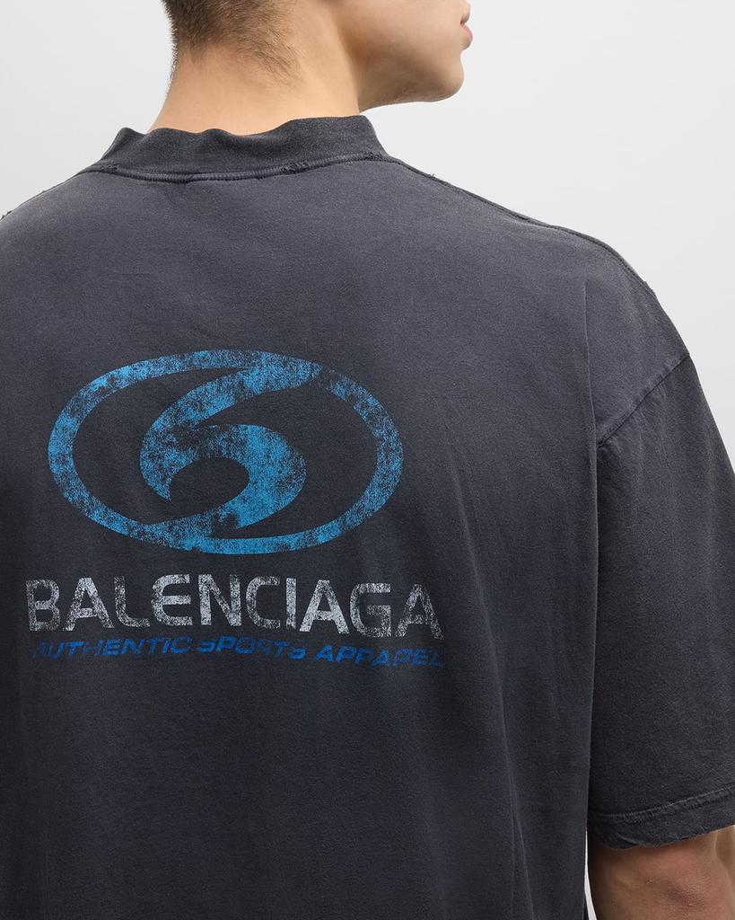 【Balenciaga】TSHIRT SURFER THIN JERSEY◆764235TPVM3 Balenciaga Men's Surfer Thin Jersey T-Shirt - Bergdorf Goodman