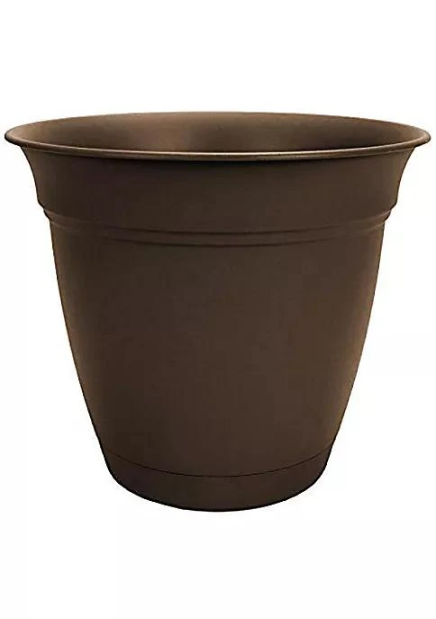 商品The HC Companies|Hc Companies The Hc Companies Eclipse Round Planter 16   Chocolate,价格¥256,第1张图片