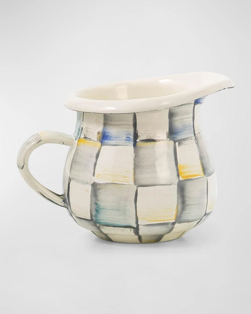 商品MacKenzie-Childs|Sterling Check Enamel Little Creamer,价格¥466,第1张图片