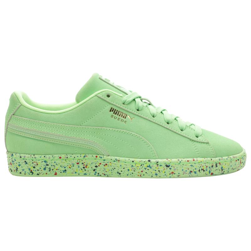 PUMA Suede Speckled Neon - Men's商品第1张图片规格展示