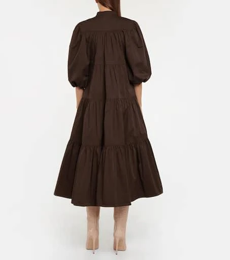 商品Tory Burch|棉质府�绸中长连衣裙,价格¥3037,第3张图片详细描述