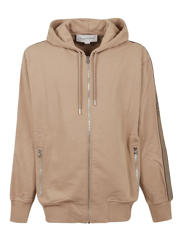 商品Alexander McQueen|Alexander McQueen Zipped Drawstring Hoodie,价格¥3066,第1张图片