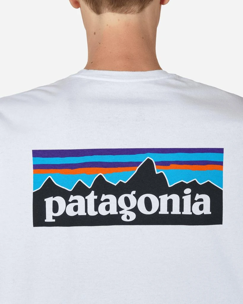 商品Patagonia|P-6 Logo Responsibili T-Shirt White,价格¥317,第5张图片详细描述