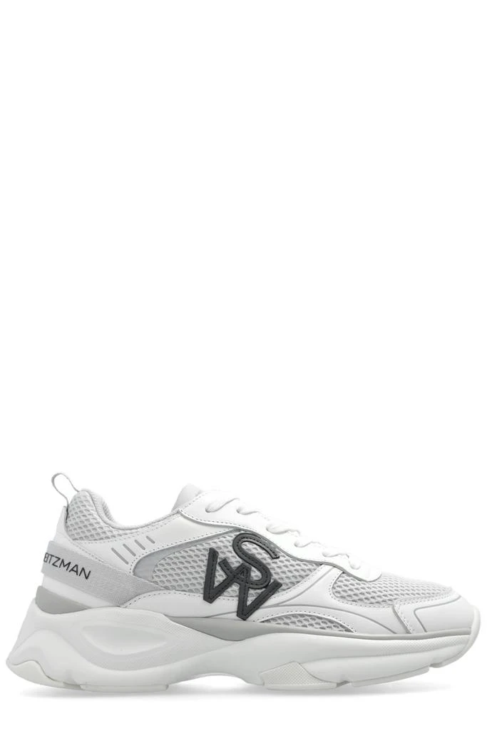 商品Stuart Weitzman|Stuart Weitzman Logo Patch Mesh Trainer Sneakers,价格¥1458,第1张图片