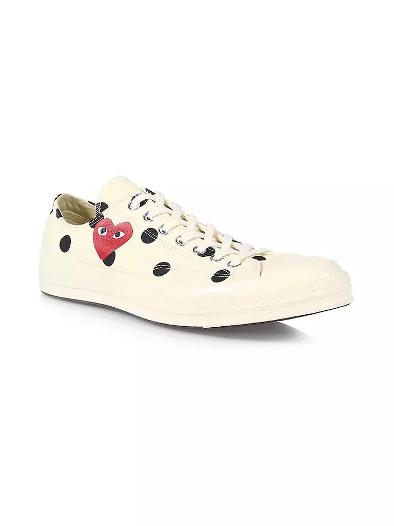 商品Comme des Garcons|CdG PLAY x Converse Unisex Chuck Taylor All Star Polka Dot Low-Top Sneakers,价格¥1124,第2张图片详细描述