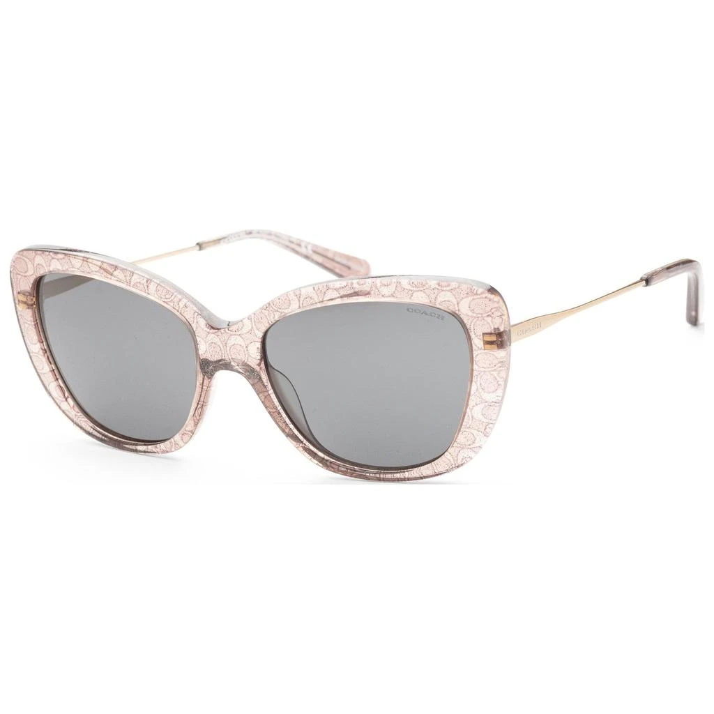 商品Coach|Coach Women's Transparent Smoke Signature Sunglasses,价格¥439,第1张图片