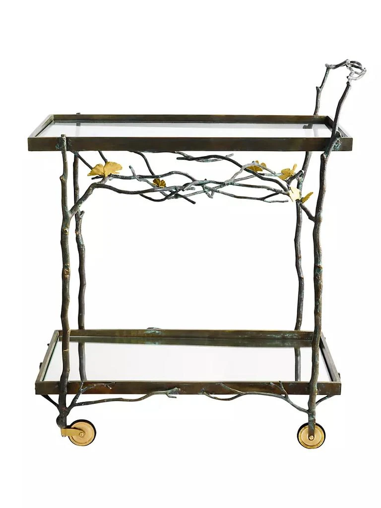 商品Michael Aram|Butterfly Ginkgo Bar Cart,价格¥27598,第1张图片