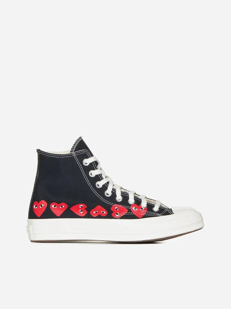 商品Comme des Garcons|X Converse Canvas High-top Sneakers,价格¥1014,第1张图片