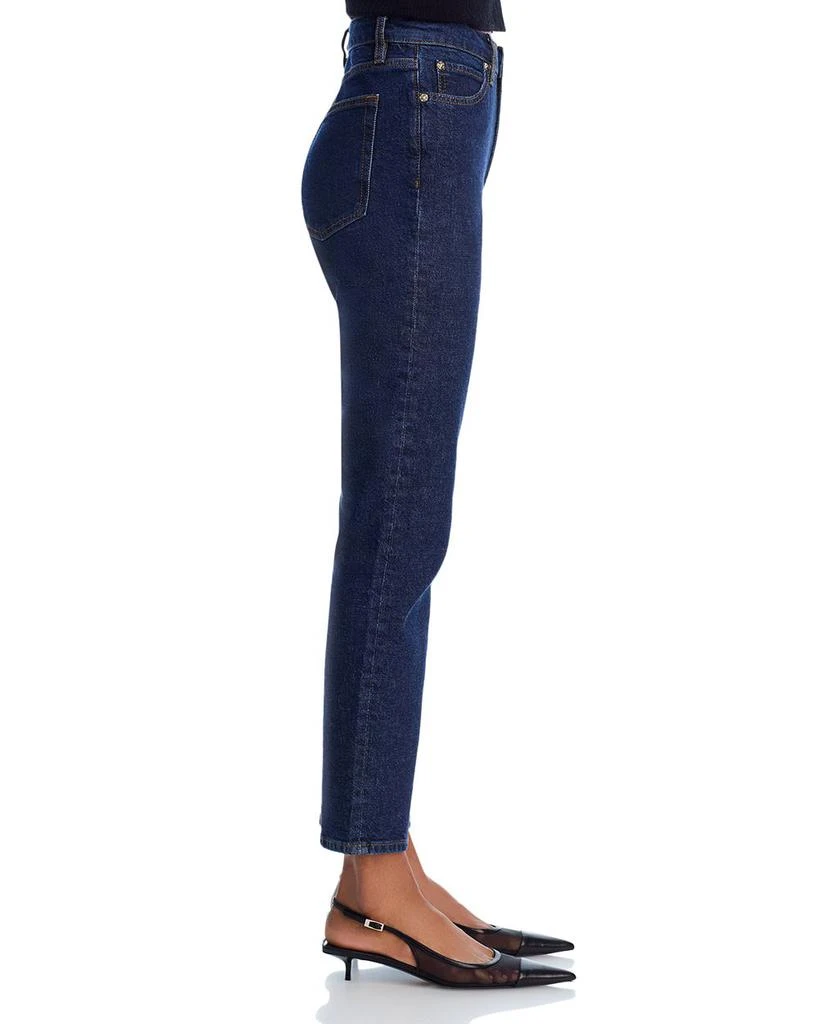 The Borrowed High Rise Ankle Slim Leg Jeans in Taboo 商品