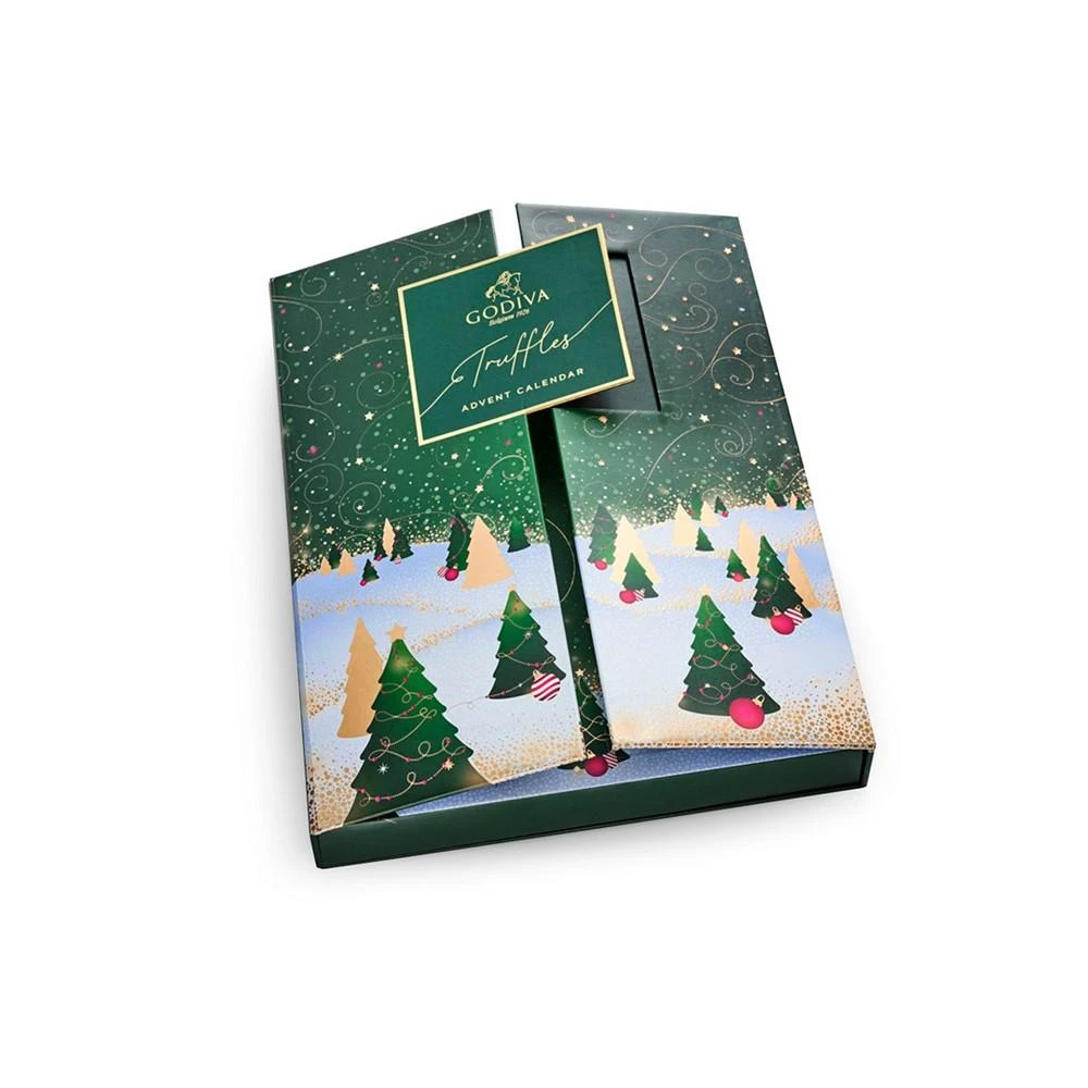 商品Godiva|Holiday Luxury Chocolate Truffles Advent Calendar, 24 Pieces,价格¥522,第3张图片详细描述